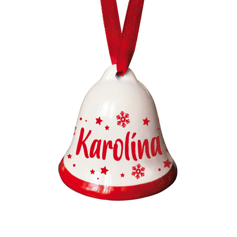 Nekupto Vánoční zvonek se jménem - Karolína ~ 1