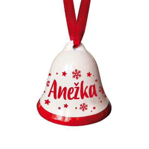 Nekupto Vánoční zvonek se jménem - Anežka ~ 1