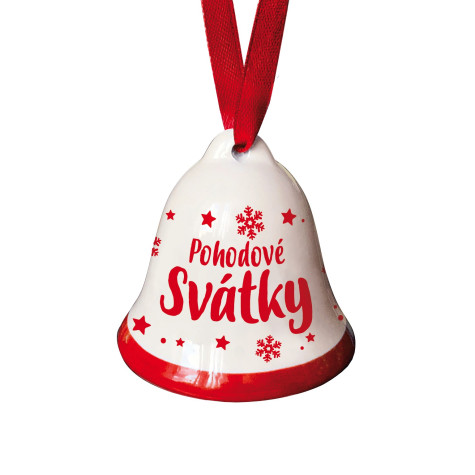 Nekupto Vánoční zvonek s potiskem - Pohádkové svátky ~ 1