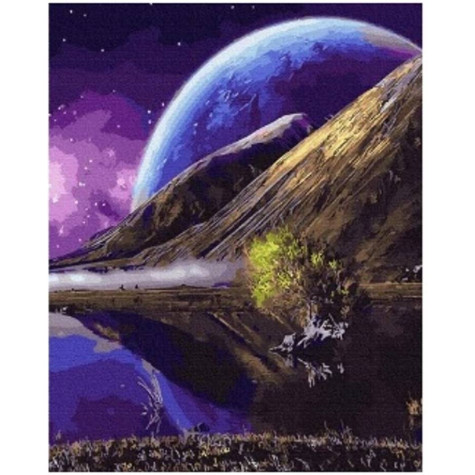 Norimpex Diamantový obrázek malování 30x40cm - Planeta ~ 2