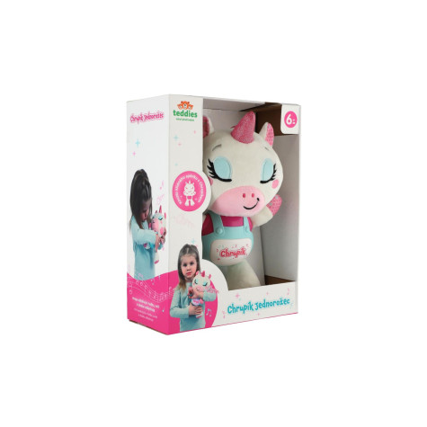 Teddies Jednorožec Chrupík usínáček na baterie se zvukem se světlem ~ 3