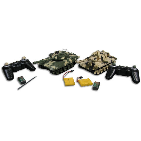 MaDe Interaktivní bojový tank RC na dálkové ovládání 2 ks ~ 2