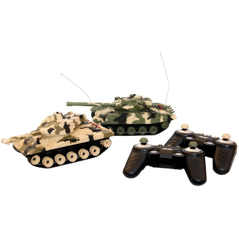 MaDe Interaktivní bojový tank RC na dálkové ovládání 2 ks ~ 4