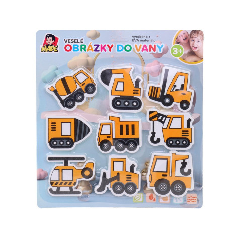 MaDe Veselé obrázky do vany Dopravní prostředky ~ 2