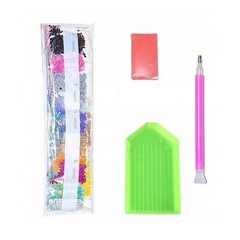 Norimpex Diamantový obrázek malování 30x40cm - Sportovní žluté auto v dešti ~ 2