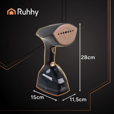 Napařovač oděvů ruční Velira černý Ruhhy 26901 ~ 8