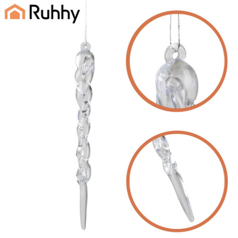 Vánoční ozdoby Rampouch 12ks Ruhhy 25377 ~ 2