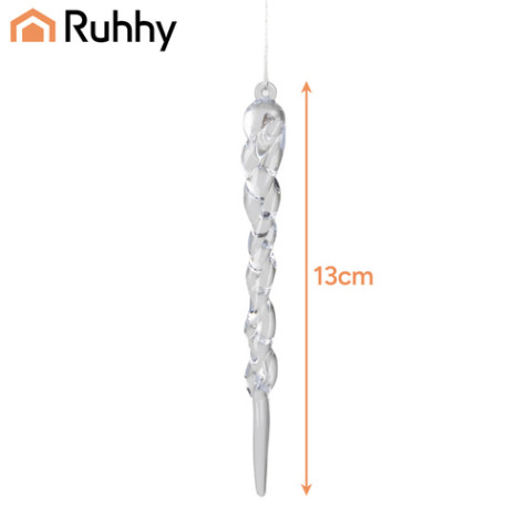 Vánoční ozdoby Rampouch 12ks Ruhhy 25377 ~ 5