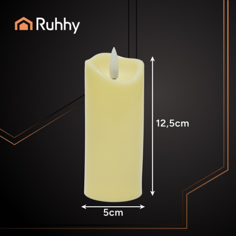 LED svíčka 12,5x5cm 1 ks Ruhhy 26484 ~ 5