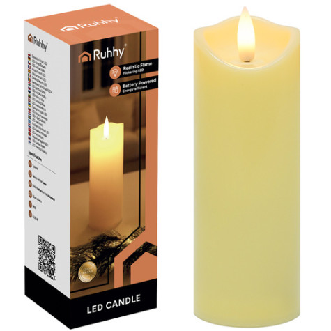 LED svíčka 15x5cm 1 ks Ruhhy 26719 ~ 1