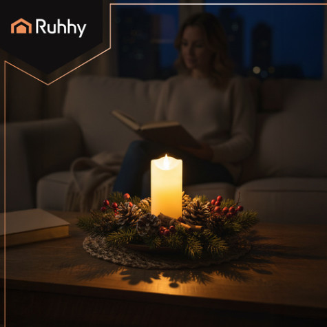 LED svíčka 15x5cm 1 ks Ruhhy 26719 ~ 3