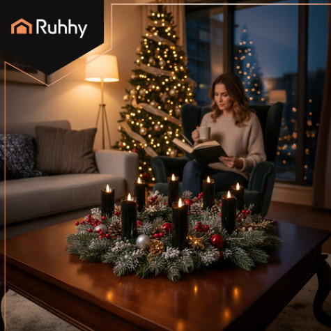 LED svíčky 15cm černé 12 ks Ruhhy 26382 ~ 3