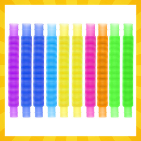 Stavebnice natahovací senzorické trubičky 10 ks Kruzzel 26693 ~ 4