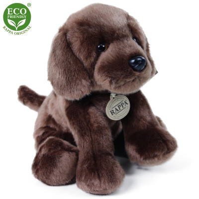Rappa Plyšový pes labrador sedící 26 cm ECO-FRIENDLY