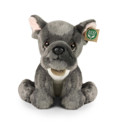 Rappa Plyšový pes francouzský buldoček sedící 26 cm ECO-FRIENDLY ~ 2