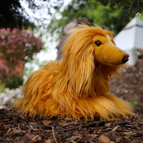 Rappa Plyšový pes afghánský chrt 32 cm ECO-FRIENDLY ~ 5