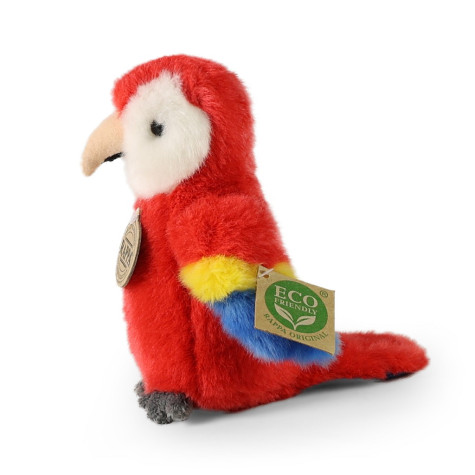 Rappa Plyšový papoušek Ara 16 cm červený ECO-FRIENDLY ~ 3