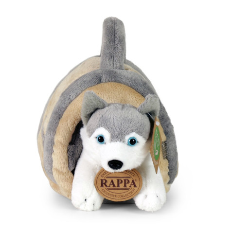 Rappa Plyšový pes Husky s přepravkou 13 cm ECO-FRIENDLY ~ 2