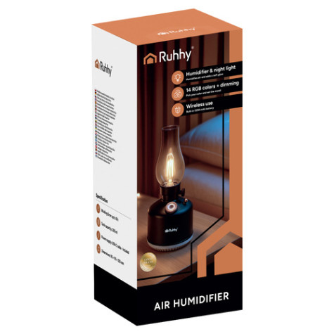 Noční lampa se zvlhčovačem vzduchu Aive Ruhhy 26454 ~ 6