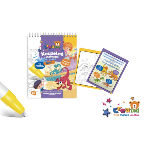 Teddies Created Kouzelné malování vodou Dinosauři ~ 1