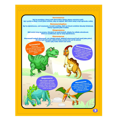 Teddies Created Kouzelné malování vodou Dinosauři ~ 4