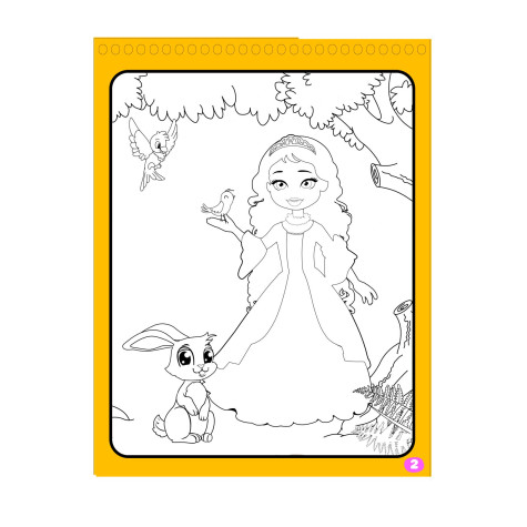 Teddies Created Kouzelné malování vodou Princezny ~ 3