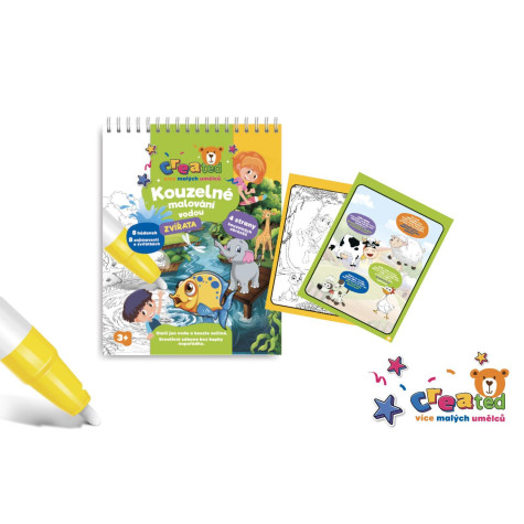 Teddies Created Kouzelné malování vodou Zvířátka ~ 1