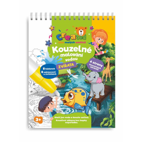 Teddies Created Kouzelné malování vodou Zvířátka ~ 2