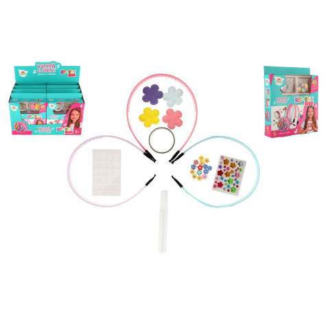 Teddies Kreativní sada Vytvoř si čelenku 3 ks + 45 doplňků ~ 1