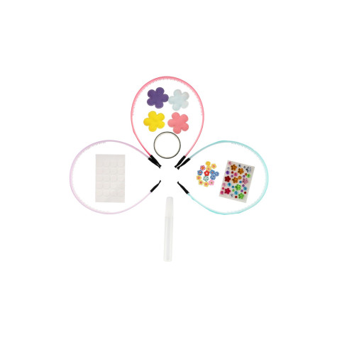 Teddies Kreativní sada Vytvoř si čelenku 3 ks + 45 doplňků ~ 4