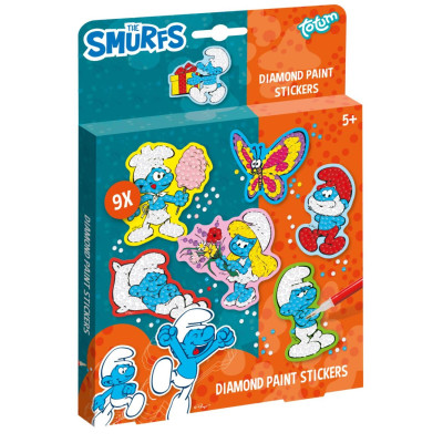 Totum Kreativní sada diamantové malování Šmoulové