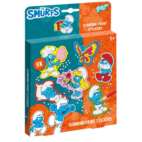 Totum Kreativní sada diamantové malování Šmoulové ~ 1