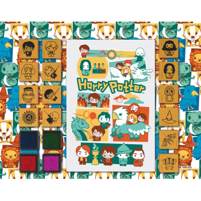 Zábavná razítka s blokem Harry Potter 14ks