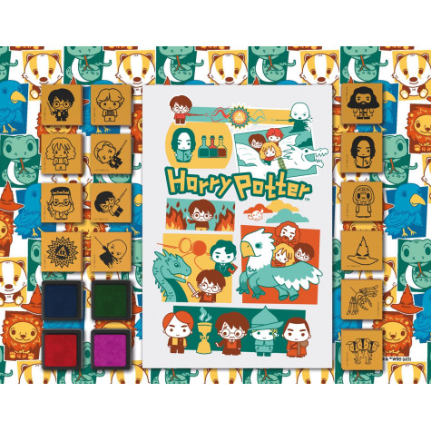 Zábavná razítka s blokem Harry Potter 14ks ~ 1