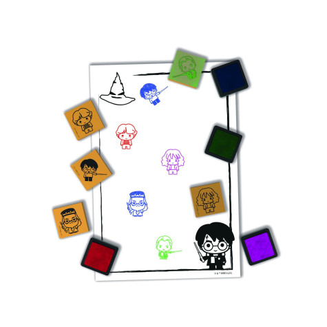 Zábavná razítka s blokem Harry Potter 14ks ~ 2