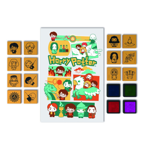 Zábavná razítka s blokem Harry Potter 14ks ~ 3