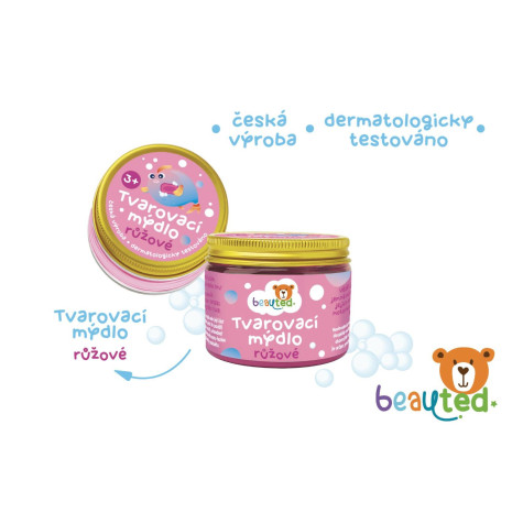 Teddies Beauted Tvarovací mýdlo v dóze - růžové ~ 2