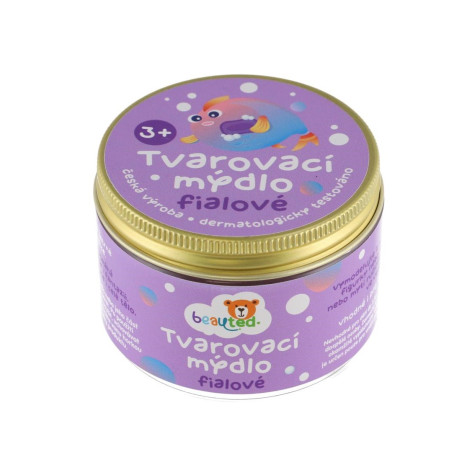 Teddies Beauted Tvarovací mýdlo v dóze - fialové ~ 1