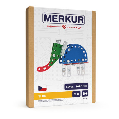 Stavebnice MERKUR Slon mini 52 ks