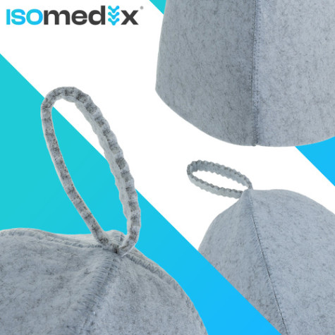 Čepice do sauny šedá Isomedix 26455 ~ 2