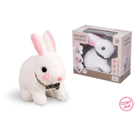 Wiky Chodící zvířátko s efekty Králík 16 cm ~ 1