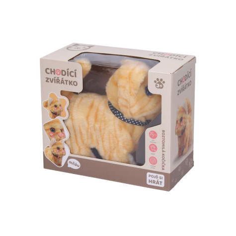 Wiky Chodící zvířátko s efekty Kočka 16 cm ~ 2