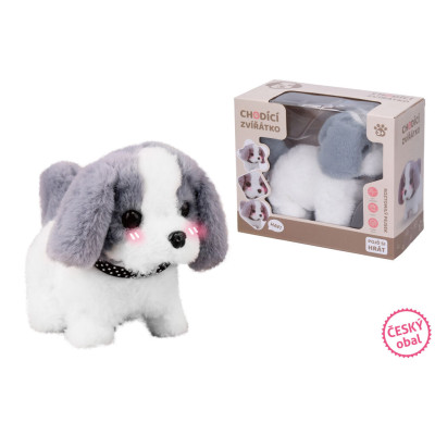 Wiky Chodící zvířátko s efekty Pes 18 cm