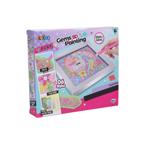 Kreativní set obraz s kamínky 17cm - Panda ~ 2