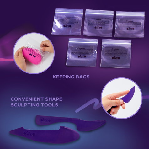 OKTO SENSORY ART Samoschnoucí modelovací hmota set 24 ks ~ 4