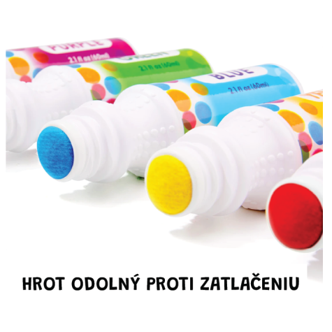 Jarmelo Barvy v tubě s omalovánkami 8 ks ~ 3