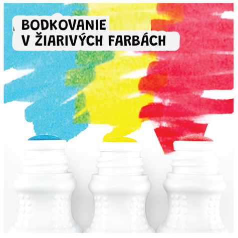 Jarmelo Barvy v tubě s omalovánkami 8 ks ~ 4