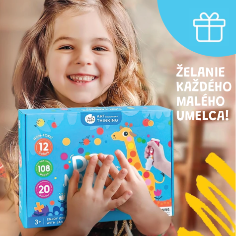 Jarmelo Barvy v tubě s omalovánkami 12 ks ~ 3