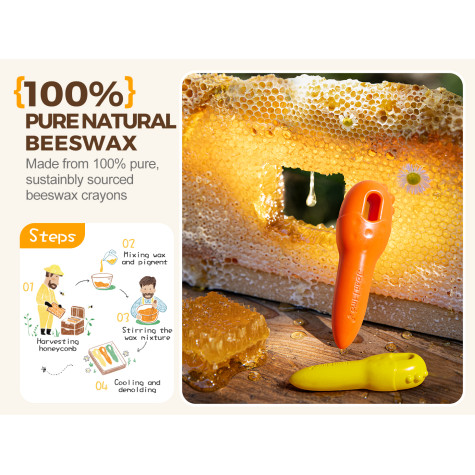 Jarmelo První voskovky ze včelího vosku 12 ks ~ 5