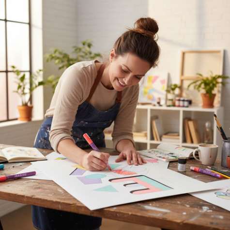 Akrylové fixy 12 ks Maaleo 25743 ~ 3